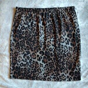 Chico's Pencil Skirt size 3 cheetah print